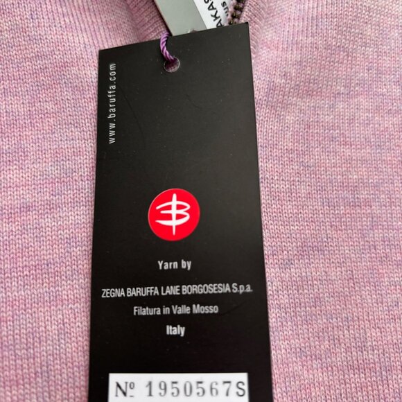 Ari8to 100% Marino Wool Mens Sweater Purple Size XL New With Tags - Picture 8 of 9